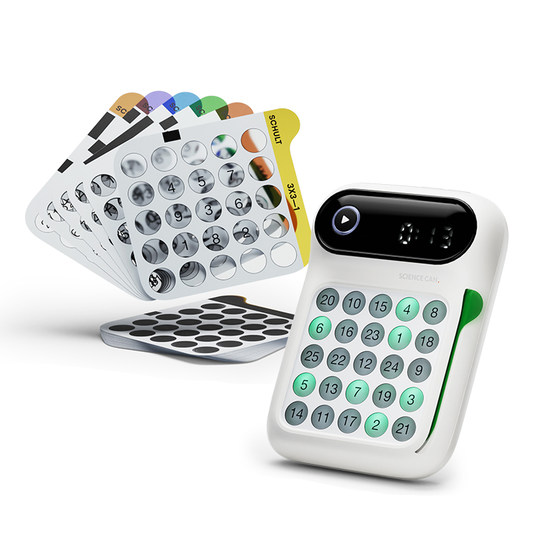 
Scientific canned Schulte square children's concentration attention memory trainer educational toy New Year's gift