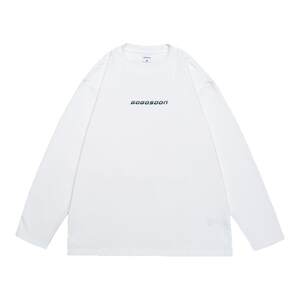 
GOGOSOON men's 300g pure cotton inner layering shirt long-sleeved T-shirt top spring and autumn new high-end trend