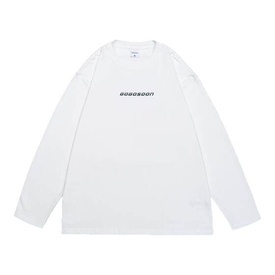 
GOGOSOON men's 300g pure cotton inner layering shirt long-sleeved T-shirt top spring and autumn new high-end trend