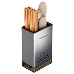 Chopstick storage box wall-mounted punch-free chopstick barrel holder