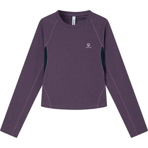 
Tantuo outdoor long-sleeved quick-drying T-shirt women's antibacterial breathable sunscreen short color-blocked moisture-wicking sports top