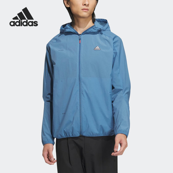 Adidas阿迪达斯TH LW WV JACKET男子连帽夹克外套IA8149