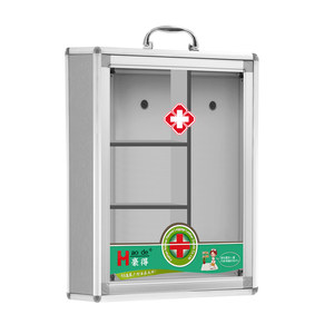 
Wall-mounted medicine box complete set with medical kit convenient service box wall-mounted emergency rescue box company first aid medicine box