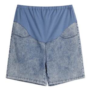 Happy House Maternity Denim Shorts for Summer Wear Thin European and American Fashionable Maternity Pants Casual Loose Leggings
