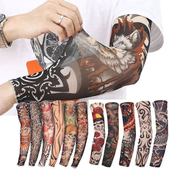 1PC Street Tattoo Arm Sleeves Sun UV Protection Arm Cover Se