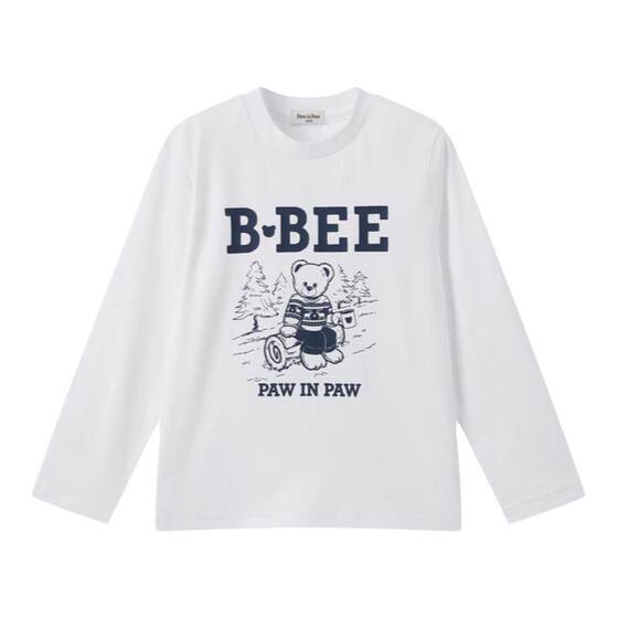
PawinPaw cartoon bear children's clothing autumn and winter boys and girls pure cotton long-sleeved T-shirt top