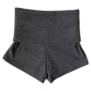 
Pregnant women's knitted shorts, spring and summer thin outer wear, spring stretch yoga leggings hot pants that do not tighten the belly during pregnancy