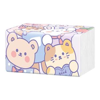 Paper towels Household mother and baby kitchen bathroom 4 -layer large bag original biological pulp