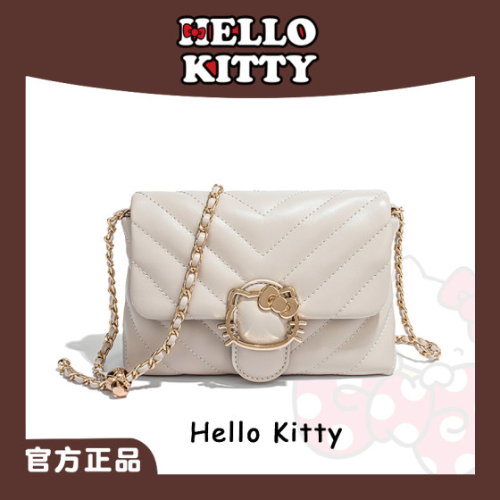 HelloKitty凯蒂猫小方包时尚百搭女生包包轻奢单肩包女斜挎信封包