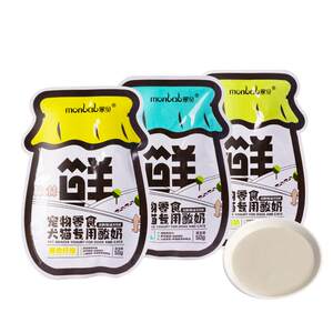 Mengbei Pets Yogurt Milk Milk Milk Cat Dog Snack Nutritional Moisturizing Cheese Frozen Dry Special Dogs
