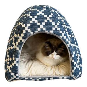 
Winter yurt cat nest for all seasons, enclosed cat house, villa shelter, thickened warm and safe nest