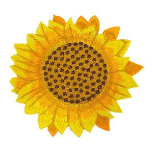 
Oversized sunflower embroidery ironing cloth patch for clothing hole patch patch for down jacket pants and bed sheet repair hole patch patch