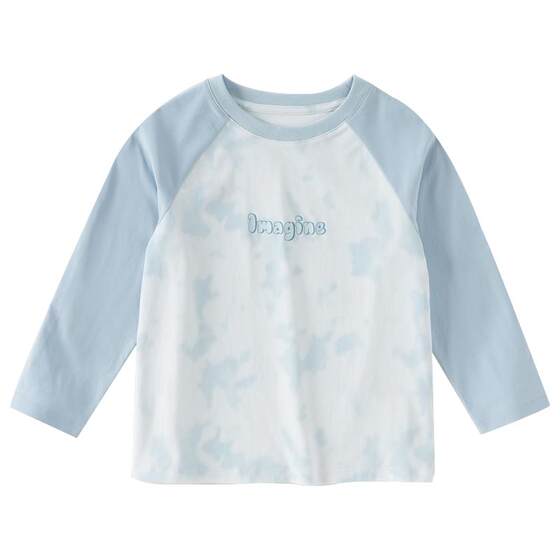 
David Bella boys long-sleeved antibacterial T-shirt 2026 spring new style children and babies type A sun protection cool quick-drying clothes