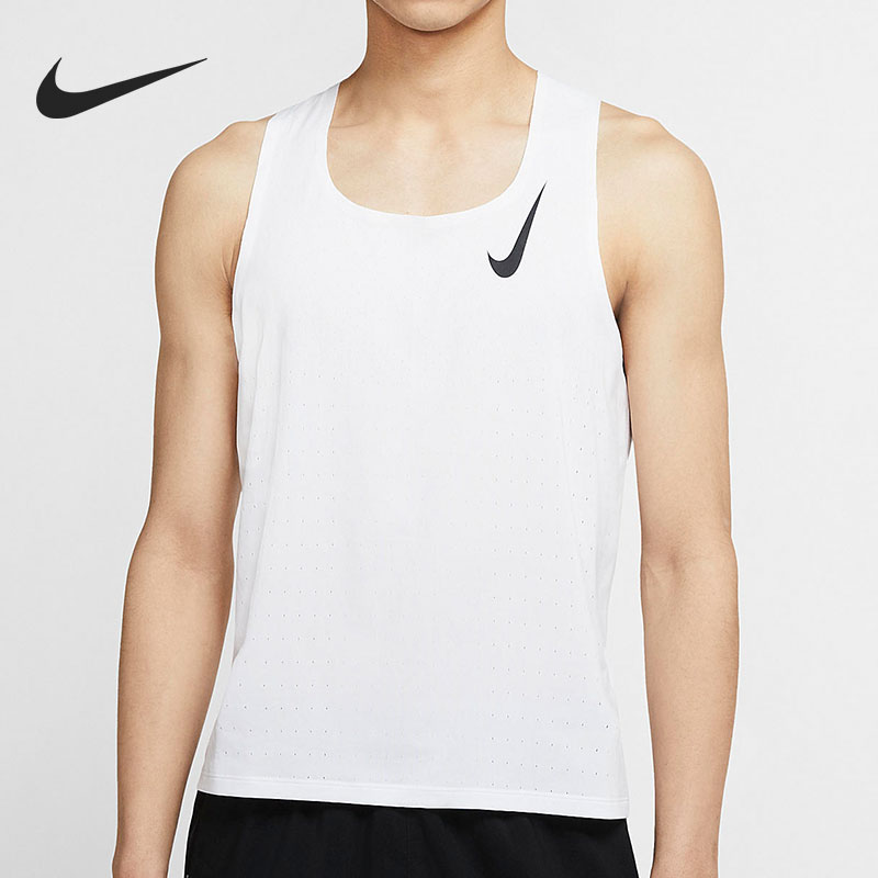 Nike/耐克官方正品2021春季新款男子运动透气无袖背心CJ7836-100