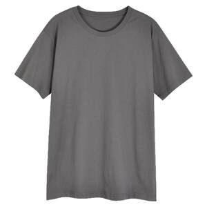 
Korean large size short-sleeved T-shirt for women summer loose solid color 220g liquid ammonia cotton 10A antibacterial ice silk cool top
