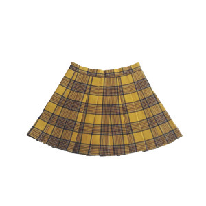 2025 spring new large plaid skirt Japanese college style pleated skirt high waist anti-exposure skirt to make women slim