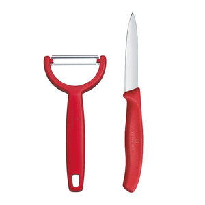 
Victorinox paring knife and fruit knife set for the kitchen, Swiss imported stainless steel potato and melon planer