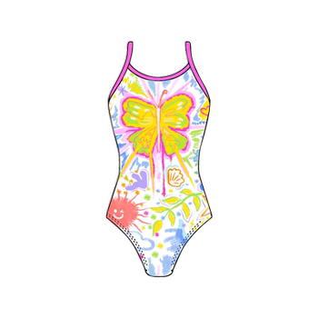 Zhouke 2024 new butterfly racing swimsuit
