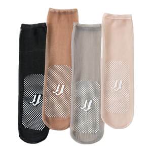 Stockings Women's short socks Summer thin stealth, transparent anti -hook silk, non -slip, anti -thin middle sock resistance crystal socks
