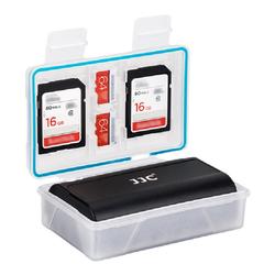 Jjc Camera Battery Storage Box Memory Card Portable Protection Suitable For Canon, Nikon, Sony, Panasonic Sd/tf