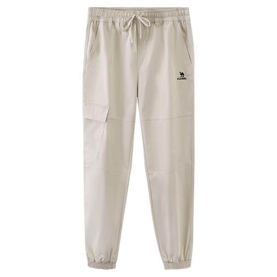 
Camel Fitness Sports Casual Pants Men's 2026 Spring Water-Repellent Couple Paratroopers Loose Outdoor Mountaineering Pants Women