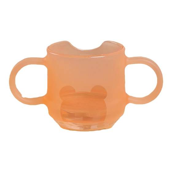 
haakaa baby learning drinking cup silicone children's household drinking water cup baby drinking cup double ear open cup