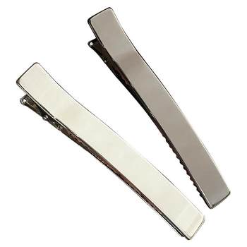 Korean silver duckbill clip women's new 2025 model