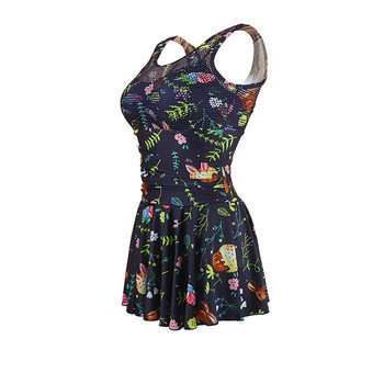 
Zhouke Butterfly Women's Company Skirt High-Elastic Swimsuit