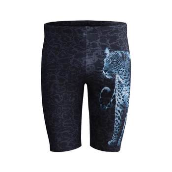 BE van der Ann Fashionable Dark Pattern Men's Boxer Swim Trousers