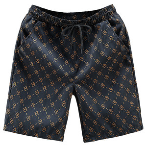 Summer shorts men's casual tide brand slim pants big pants big pants, semi -thin pants, fast dried men's beach pants