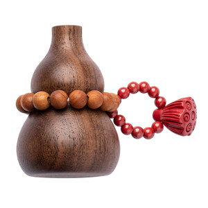 
Magnolia Car Aromatherapy Ornament Gourd Cinnabar Car Interior Decoration Long-lasting Fragrance Practical Essential Car Supplies for Women