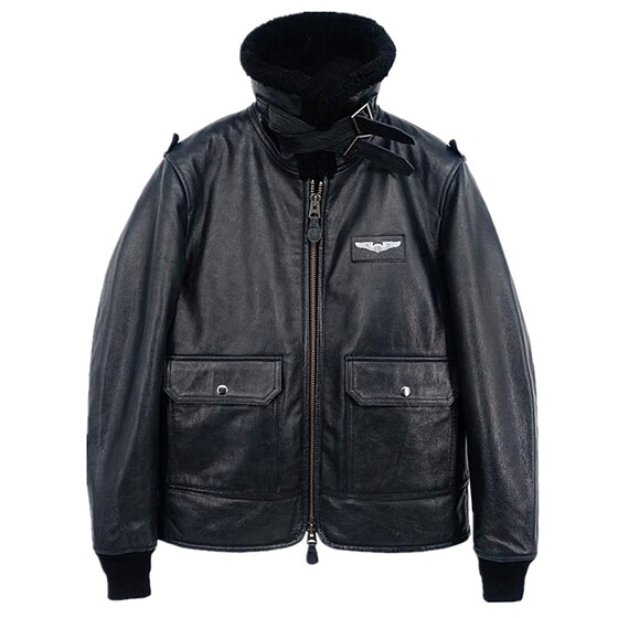 Welfare instant kill! New Japanese autumn and winter style, burst cowhide, warm and cold-proof men's genuine leather jacket