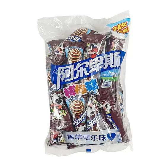 
Authentic Alpine lollipops 24 pieces 240g milk fruit flavor wedding candy children's snacks in various flavors