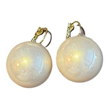 French gentleness ~ Hong Kong style retro pearl earrings