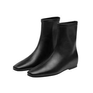 
7or9 short boots women's shoes 25 new style inner heightening elastic leather boots thin boots fashion boots oolong mandarin duck