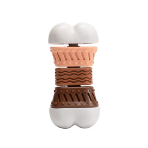 
chichipaws educational food leaking dog toy, sniffing pet, relieving boredom, grinding teeth, hiding food, removable and washable, self-stimulating energy