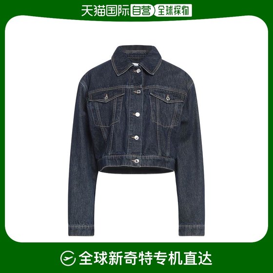 MSGM Denim jacket 女士牛仔外套 经典单排扣设计 深