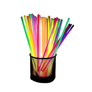 Glossy sticks with clothes glowing children's shiny toxic light color stick party colorful light silver light luminous wholesale bracelet