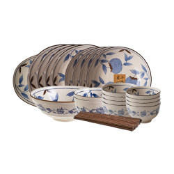 Sheli high-looking bowl and plate set housewarming tableware set