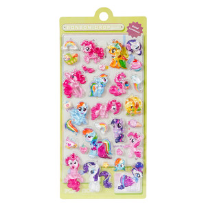 
3D three-dimensional embossed water sticker cartoon cute little pattern girl mobile phone case Guka water cup high-value decorative sticker