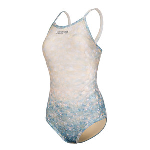 
Zhouke swimsuit women one-piece triangle competitive training swimsuit sexy small breasts make you look slim zoke shallow water ballet white moonlight