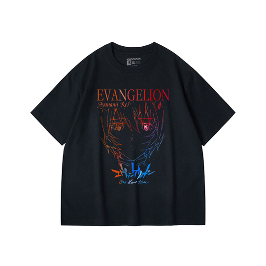 本物 エヴァンゲリオン アスカ アニメ Tシャツ 式波・アスカ・ラングレー 両面フルグラフィックTシャツ WILLE