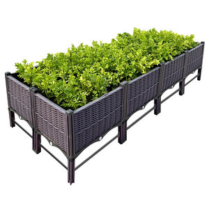 Planting Dispos Box Planting Box Tower Gives Pen Poor Artifact Family Balcony Extra Plastic Flower Pot Outdoor Box