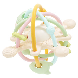 Ying's Manhattan ball teether molar stick educational baby chewing gum anti-eating hand artifact small month old food grade