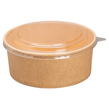 
Environmentally friendly kraft paper packaging box disposable paper bowl meal box