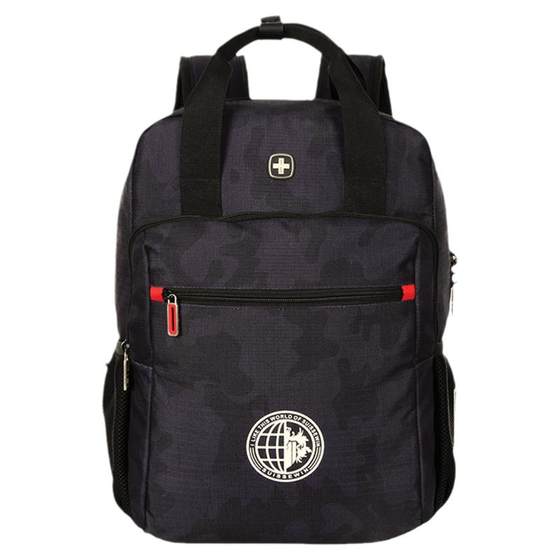 
SUISSEWIN Swiss Army Knife Multifunctional Travel Zipper Men and Women Universal Fashion Genuine Backpack S9450