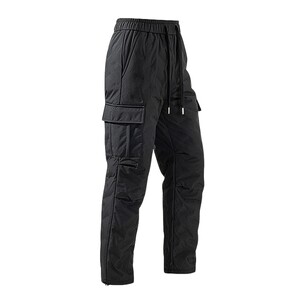 
Snow Flying 2026 Spring New Women's Down Pants Overalls Drawstring Outdoor High Waist Elastic Big Pockets Cold Resistant Thick