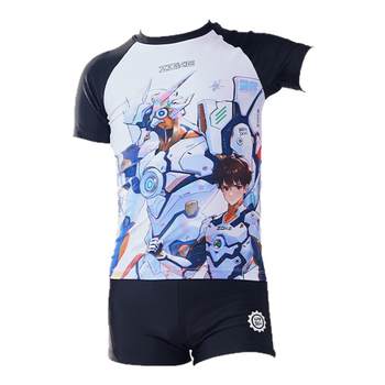 Zhouke boy split swimsuit upf50+ sunscreen fabric