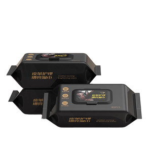 Car interior cleaning coating wet towel, car leather seat for car leather seats for strong de -stain multi -functional car wipe artifacts