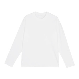 
Autumn trend heavy long-sleeved T-shirt men's design casual solid color versatile loose round neck bottoming shirt trendy top